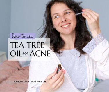 how to use tea tree oil for acne