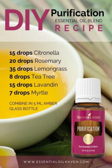 young living purification recipe