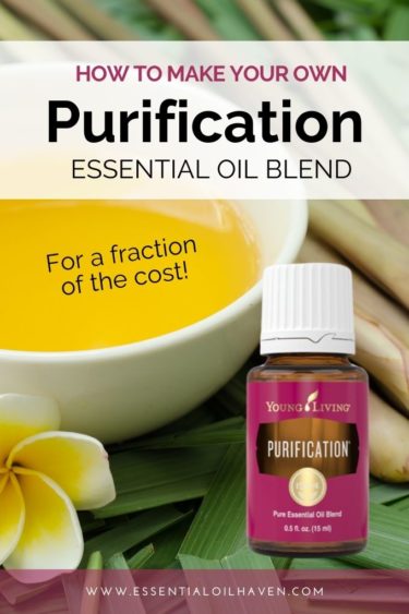 how to make young living purification oil