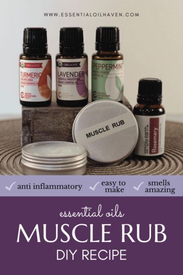 diy muscle rub recipe with essential oils