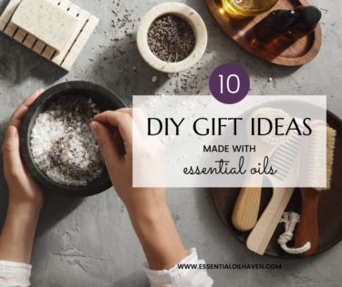 essential oil diy gift ideas