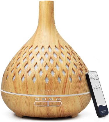 stylish natural large ultrasonic essential oil diffuser