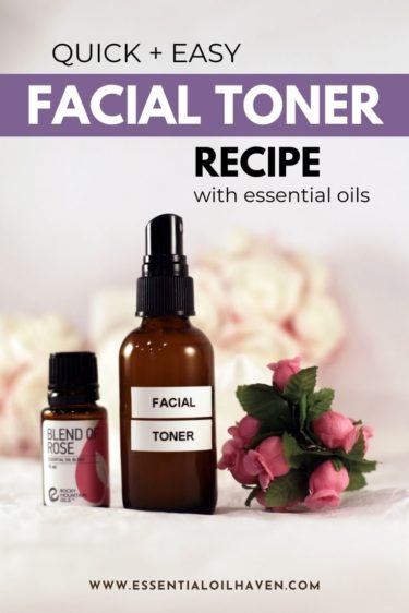 facial toner with essential oils