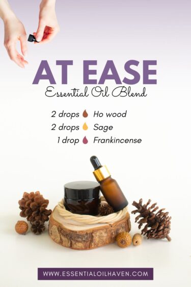 relaxing essential oil blend, at ease