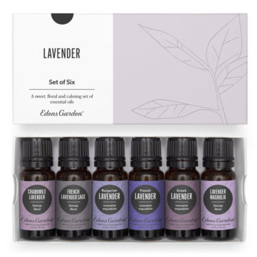 lavender essential oils set