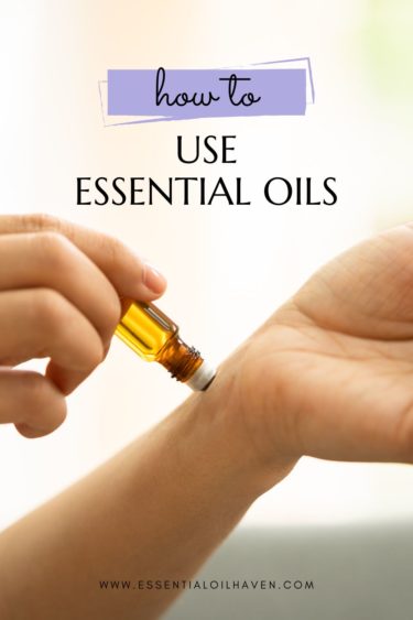 using essential oils