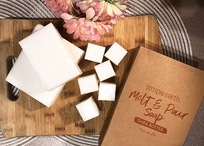 melt & pour soap base with shea butter