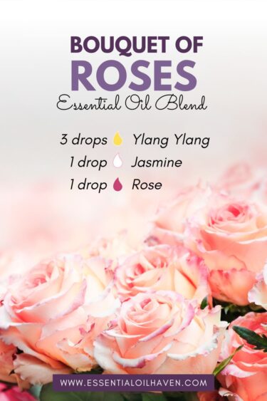 bouquet of roses essential oil diffuser blend