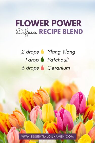 flower power essential oil diffuser blend