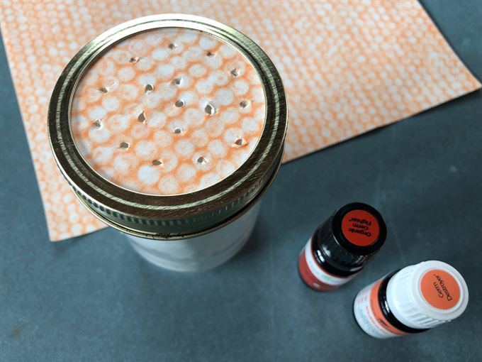 diy carpet freshener in jar