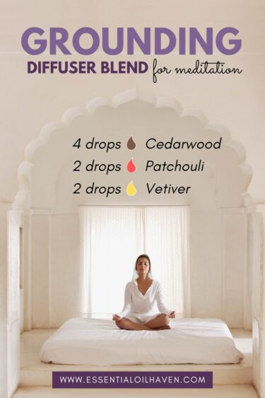 grounding cedarwood essential oil diffuser blend