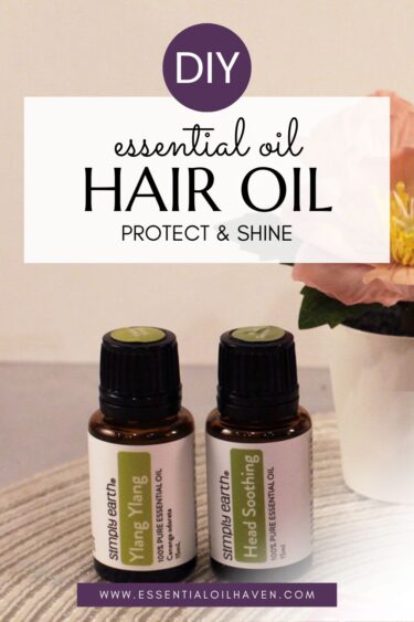 DIY essential oil hair oil 